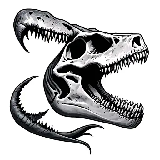 Mosasaur Skull
