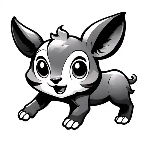 Cartoon Animal Playing