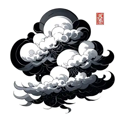 Japanese Style Cloud Anime