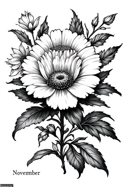 Flower Of Birth Months June November And January