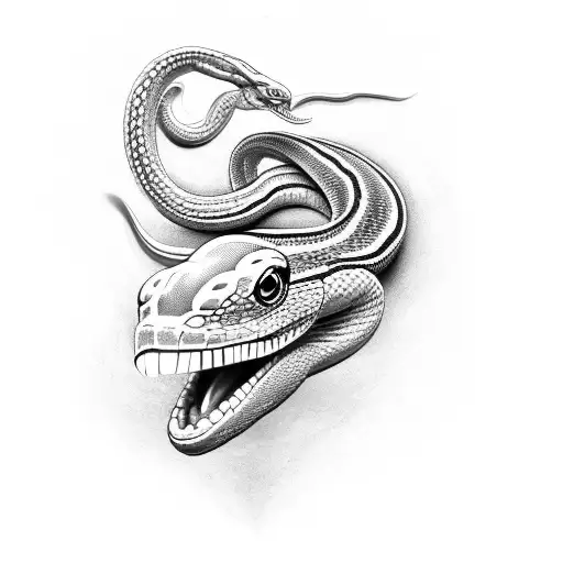 Snake Two Heads Esoteric