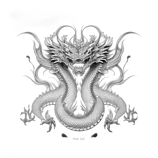 Haku Dragon Full Sleeve Oozy Design