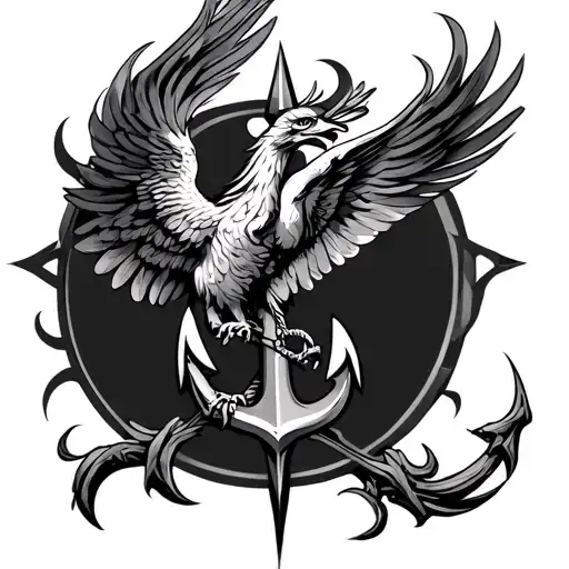 Phoenix With Anchor