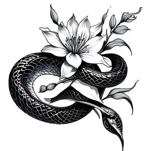 Snake Flowers Wrapped