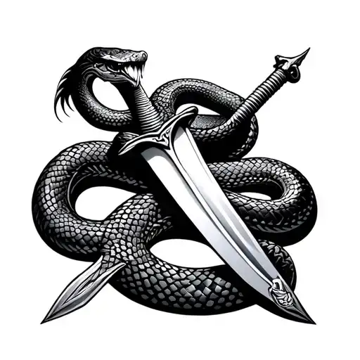 Snake And Sword