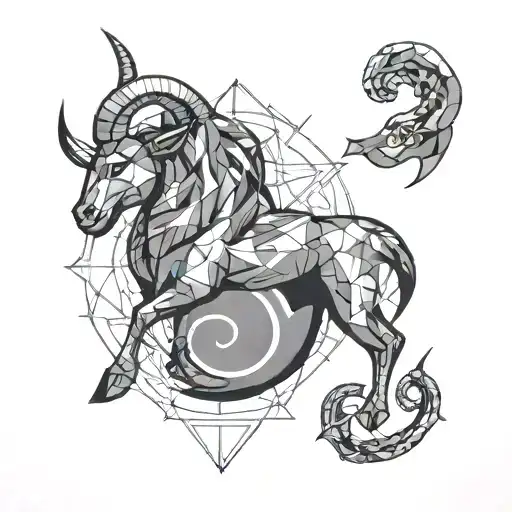 A Geometric Interpretation Of The Capricorn Zodiac Sign