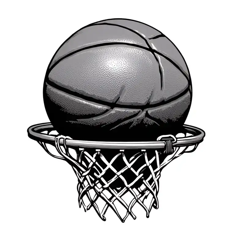 Basket Ball Transforming Into Brief Case