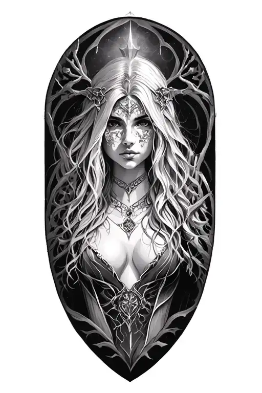 Throne Of Glass Inspired Tattoo Design