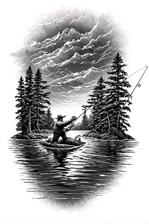 Fishing Nature Full Sleeve