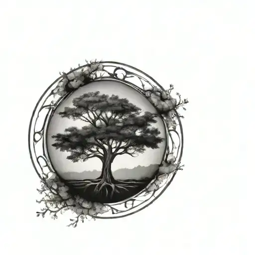 Tree In A Circle Spring