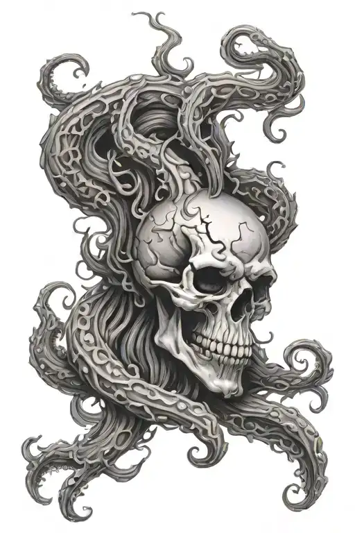 Skull Kraken Emerging