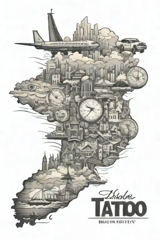 Travel Destinations Marked