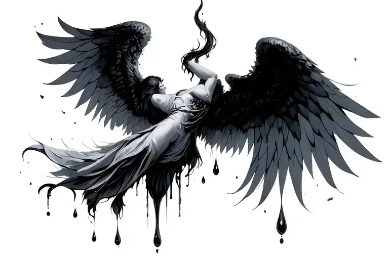 Fallen Angel Tear Drop