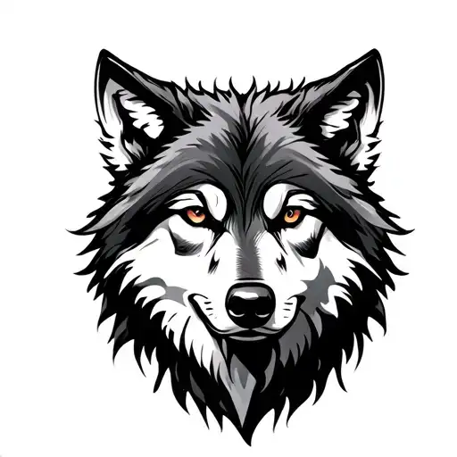 Mondala Complex Wolf Tattoo Design