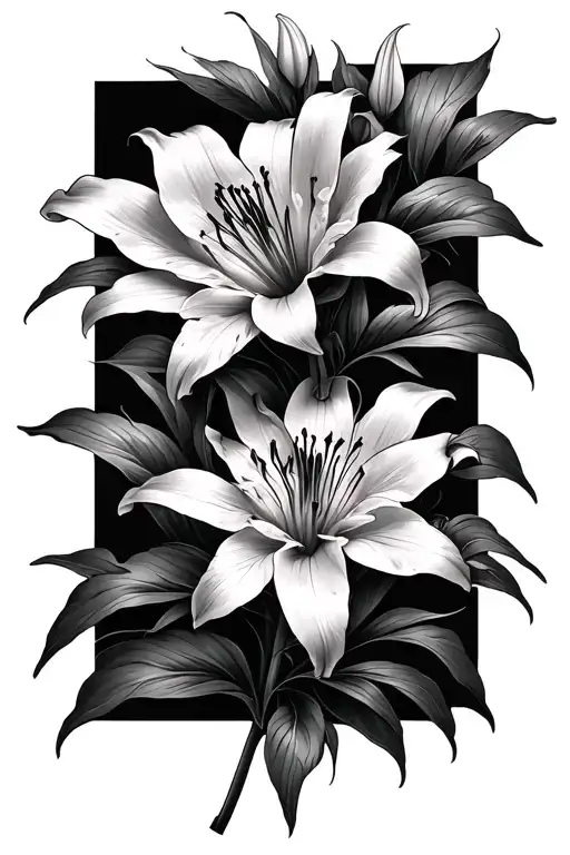 Red Spider Lily Flowers Intertwined