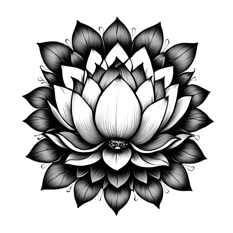Lotus Mandala Design