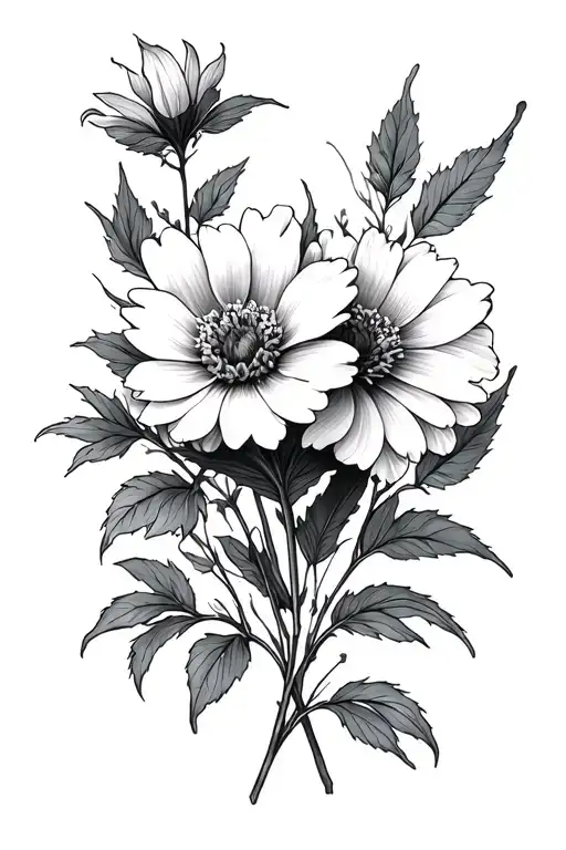 Two September Birth Flowers