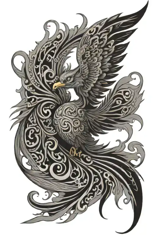 Spiral Phoenix Rising