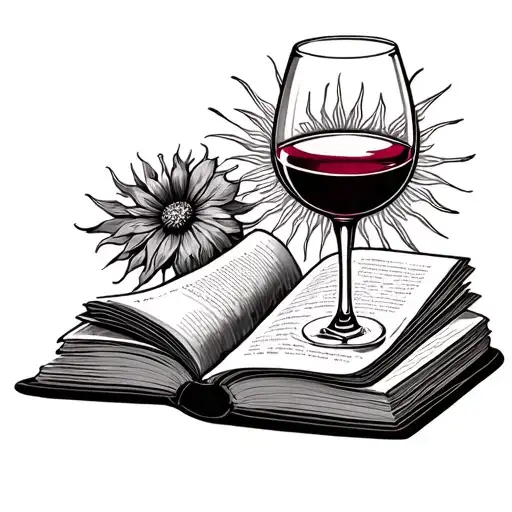 Book Wine Sun