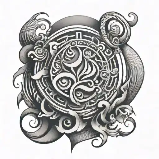 An Abstract Design Symbolizing Inner Peace And Mindfulness