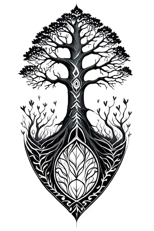 Nordic Tree Of Life Design