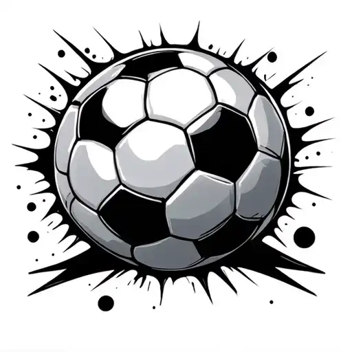 Soccer Ball Surrounded