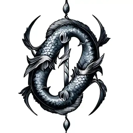 Libra And Pisces Symbol