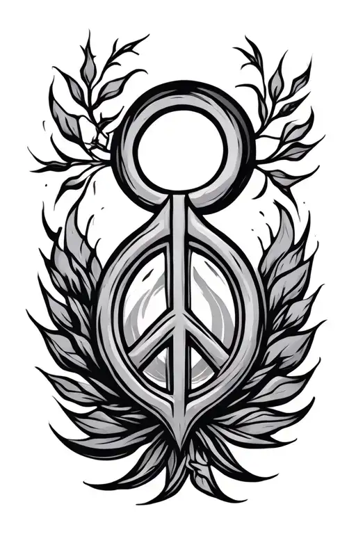 An Ancient Tattoo About Inner Peace Symbol