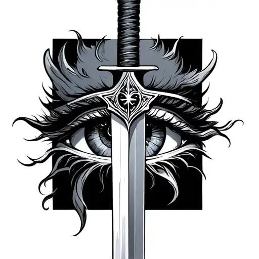 Eye With Sword
