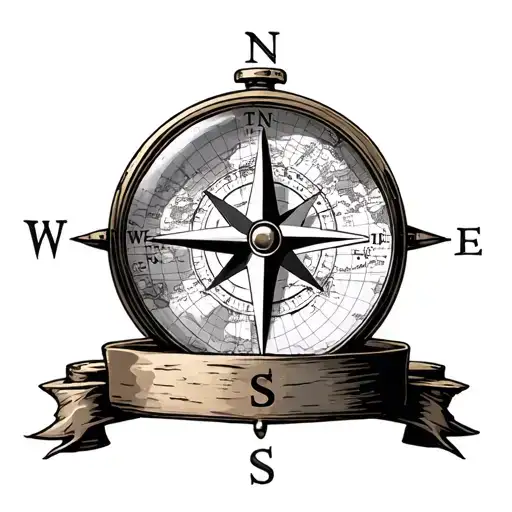 Compass And Map