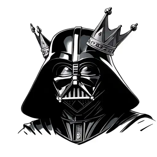 Darth Vader With A Crown