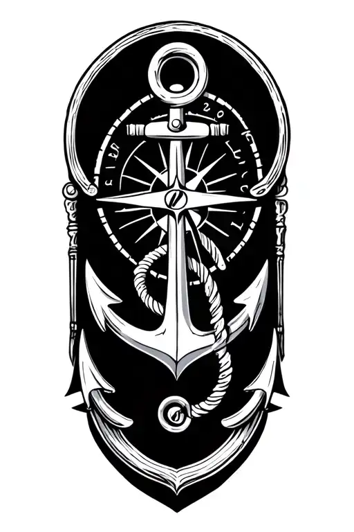 Seafarer Anchor Compass
