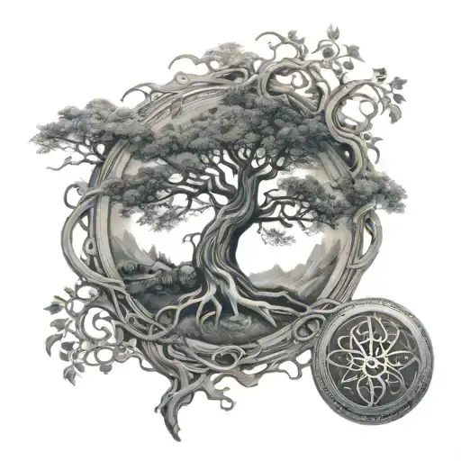 Lord Of The Rings - Tree Of Valinorcomined With The Inception Spinner
