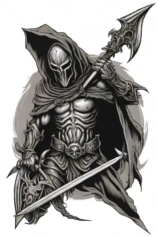 Spartan Warrior Grim Reaper