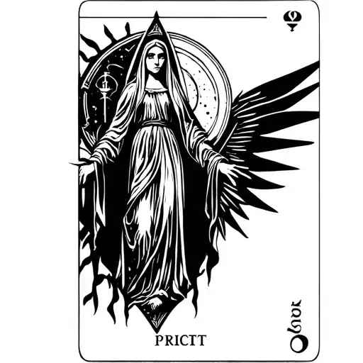 High Priestess Tarot Card