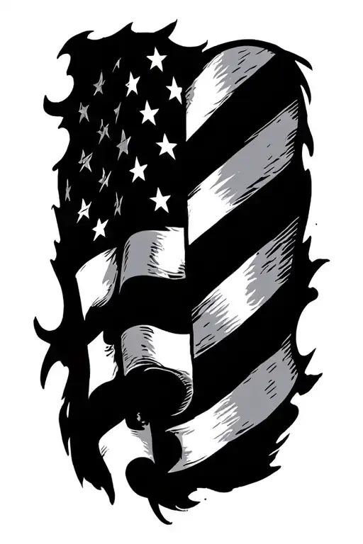 Roman Numeral 3 Us Flag Igy6