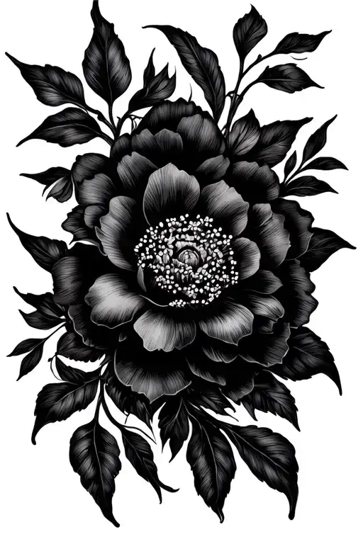 Women's Floral Half Sleeve Design