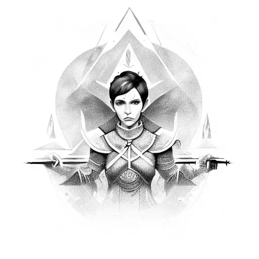 Dragon Age Origins Characters In The Style Of Art Nuveau