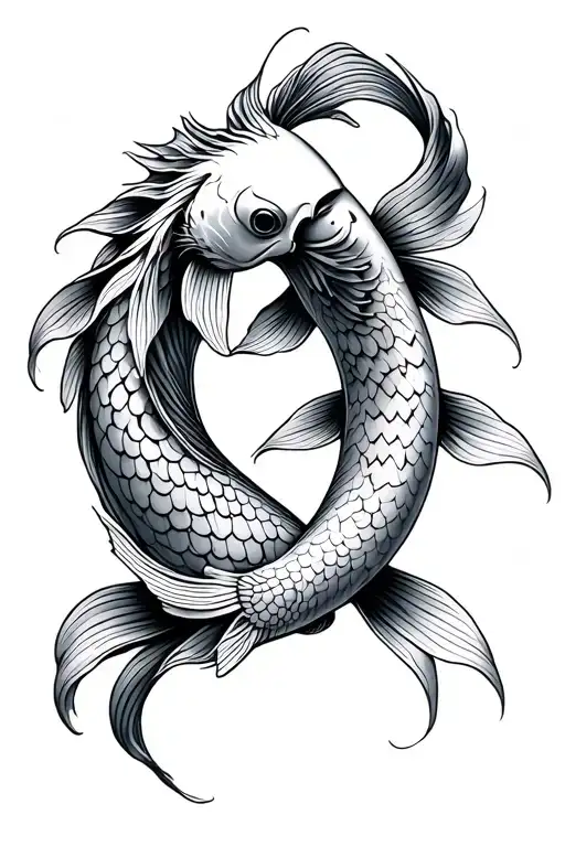 Koi Fish Transforming