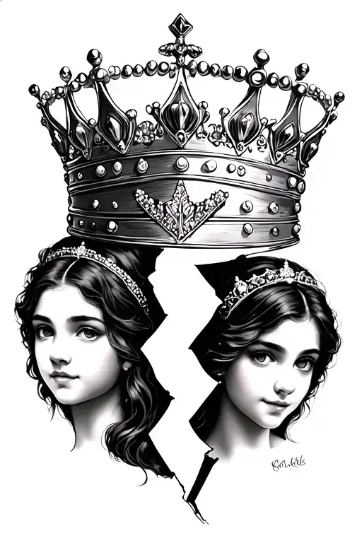 Kings Crown Broken Into Tiaras For 3 Daughters Minimalist