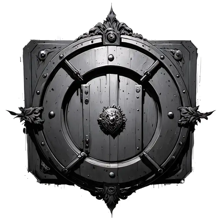 Locked Vault Door