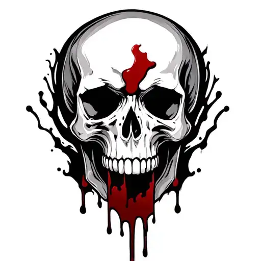 Skull And Blood