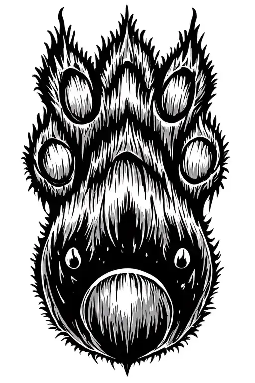 Polynesia Bear Paw Print