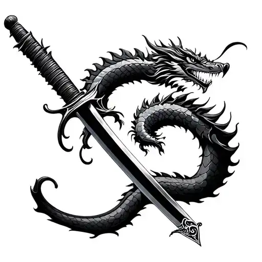 Dragon Katana Sword