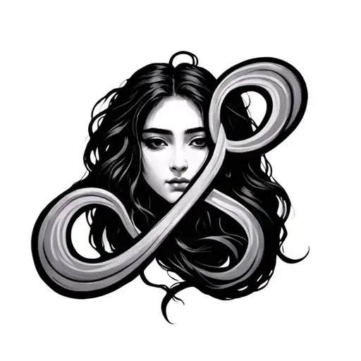 Baba Ai Ni With An Infinity Symbol Intertwined