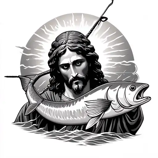 Jesus And Fishing