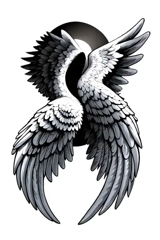 Dad Angle Wings Memorial