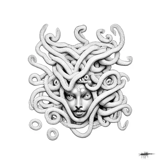 Medusa Sujetando La Cabaeza