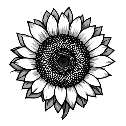 Sunflower Geometric Lace