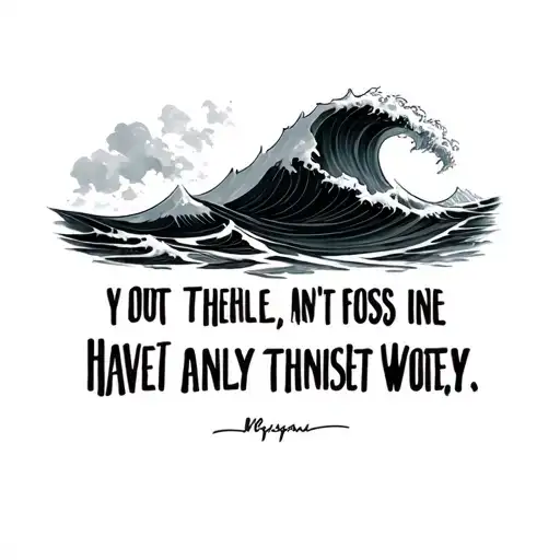 Wave And A Quote